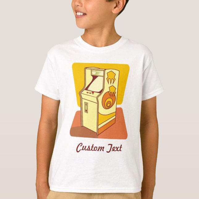 Spel Arcade-spelkonsol Tee Shirt (Framsida)