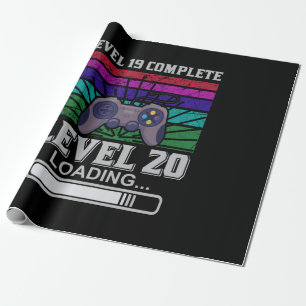 Spel Art Level 20-laddning Presentpapper