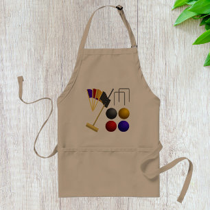 Spel av Croquet Apron Förkläde