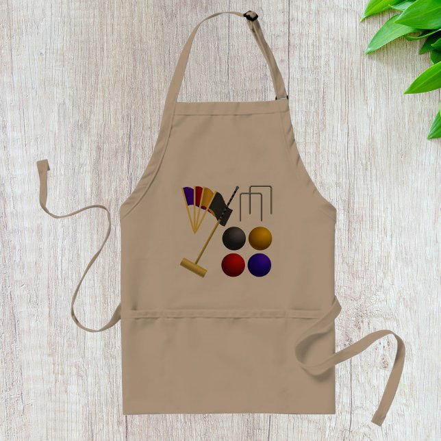 Spel av Croquet Apron Förkläde (Skapare uppladdad)