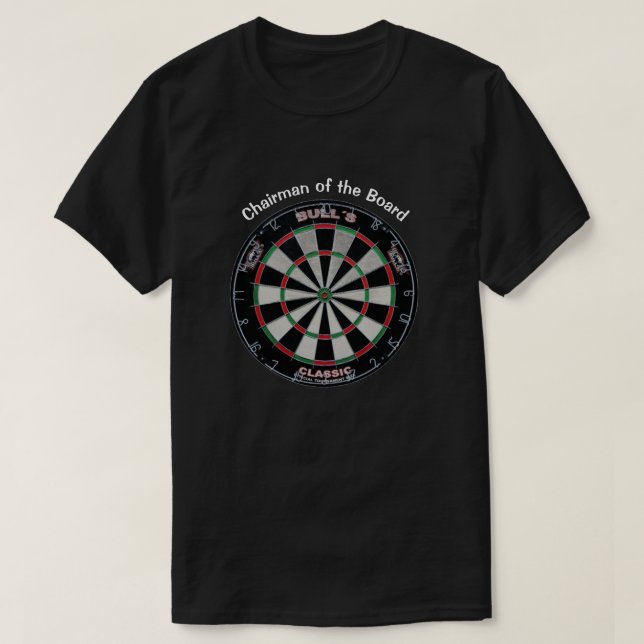 Spel av Darts Ordförande i styrelsen T-Shirt (Design framsida)