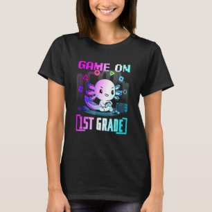 Spel Axolotl Älskare Cute Axolotl-spel T Shirt