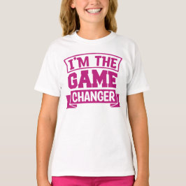 Spel Changer Girls' T-Shirt - Motivational Kids
