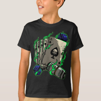 Spel Dice Poker Blackjack-spel Game Casino Gam T Shirt