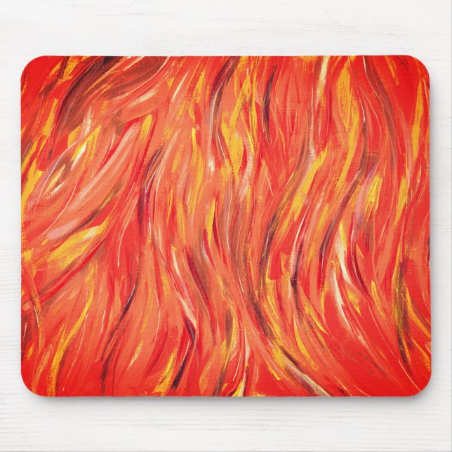 Spel energi och passion Original Abstrakt Art Musmatta (Framsidan)