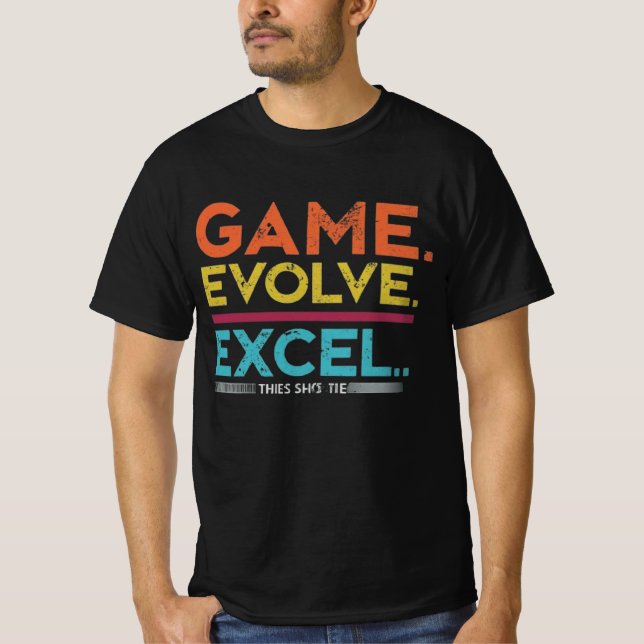 Spel Evolve Excel T Shirt (Framsida)