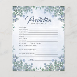 Spel Flower Baby Shower Predence Game