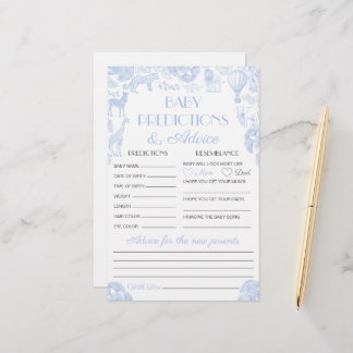 Spel för baby-förutsägelser och råd Barn Shower-sp