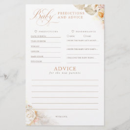 Spel för Baby-förutsägelser och råd för babyskor