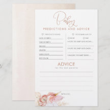 Spel för Baby-förutsägelser och råd för babyskor