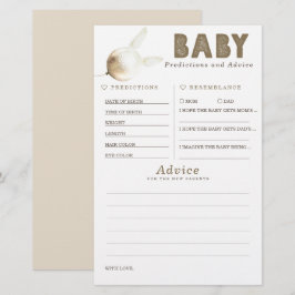 Spel för Baby-förutsägelser och råd för babyskor