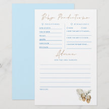 Spel för Baby-förutsägelser och råd för babyskor