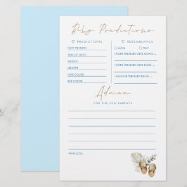 Spel för Baby-förutsägelser och råd för babyskor