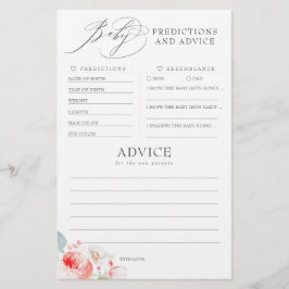 Spel för Baby-förutsägelser och råd för babyskor