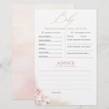 Spel för Baby-förutsägelser och råd för babyskor