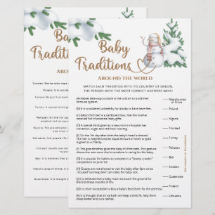 Spel för baby-traditioner, vinterbabykläder
