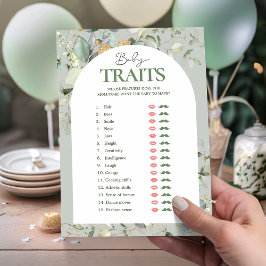 Spel för babyskor i botaniska eukalyptus Baby-tåg 