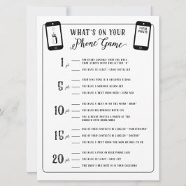 Spel för babyskor Vad finns på ditt mobila spel? Inbjudningar