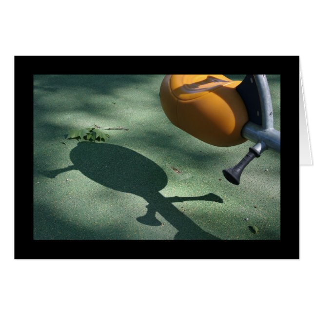 Spel för barn 15 Skuggtonertång Hälsningskort (Framsidan Horizontal)