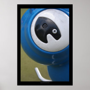 Spel för barn 24 Stort öga poster