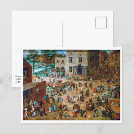 Spel för barn | Pieter Bruegel, äldre | Vykort