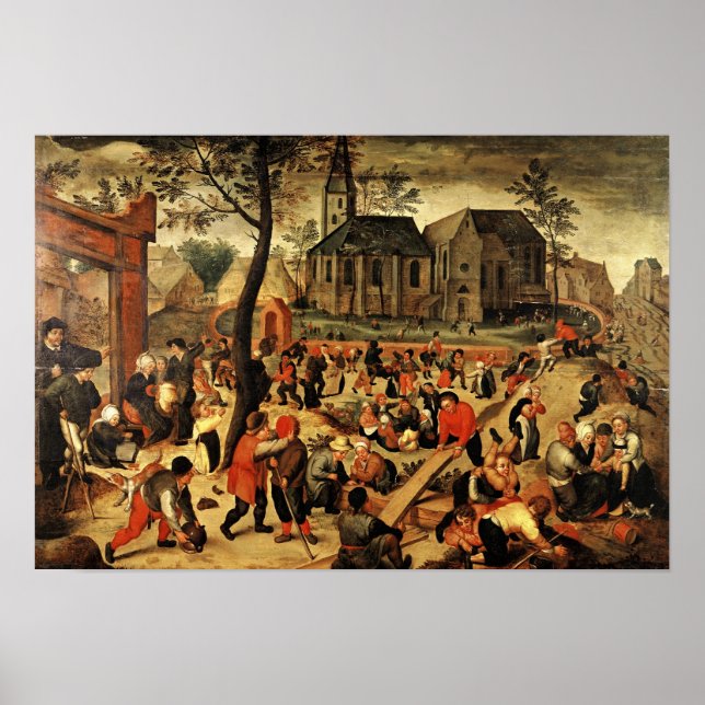 Spel för barn poster (Framsidan)