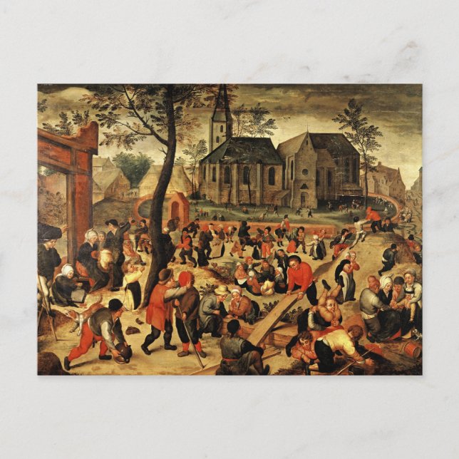 Spel för barn vykort (Framsida)