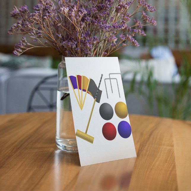 Spel för Croquet-inbjudningar Inbjudningar (Skapare uppladdad)