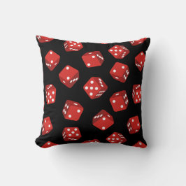 Spel för kasino Red Dice Craps Kudde