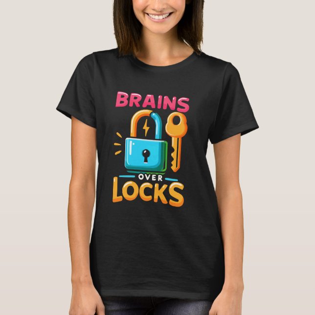 Spel för låsplockning av låsningspaket för Esc-rum T Shirt (Framsida)