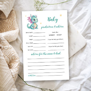 Spel för prediktion och rådgivning för Cute Dragon