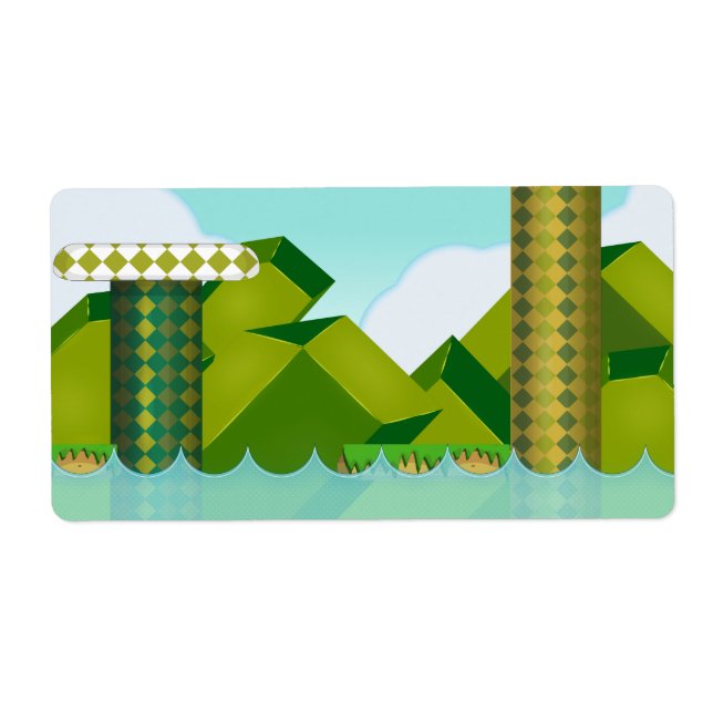 Spel för Retro-plattform Fraktsedel (Framsidan)
