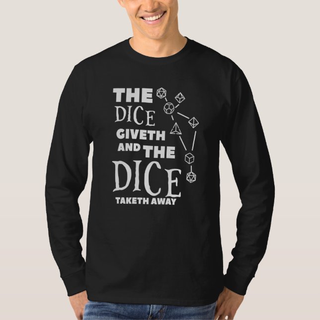 Spel för spelaren i kasino-kort t shirt (Framsida)