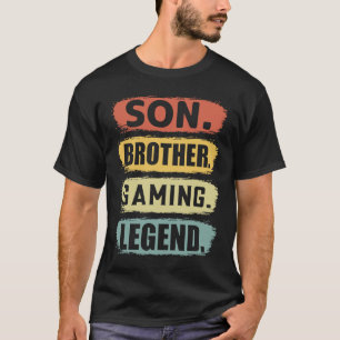Spel för tontidspojkar 8 16 år gammal spelare t shirt