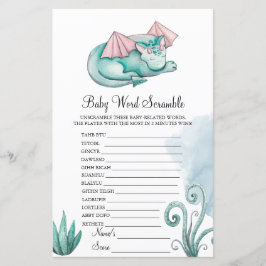 Spel för Turcos Dragon Baby-skramble Baby