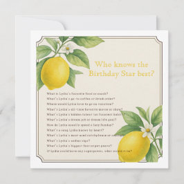 Spel för utskrivbar Födelsedagsfest Inbjudningar