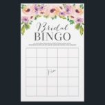 Spel för vild, blommor, Dubbla, sidade Möhippor Flygblad<br><div class="desc">Få party att börja med den här roligten DUBBLA Bingo,  Möhippa Bingo och hur bra vet du om Bride Game? Dubbla roligten för en pris! Se alla matchande objekt i vår Vild Flower Collection: https://www.zazzle.com/collections/wildflower-119454796637555602 Besök vår webbplats för mer design och inspiration: www.creativeuniondesign.com</div>