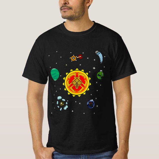 spel för yttre vilder t shirt (Framsida)