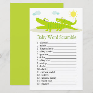 Spel från Alligator Baby ord