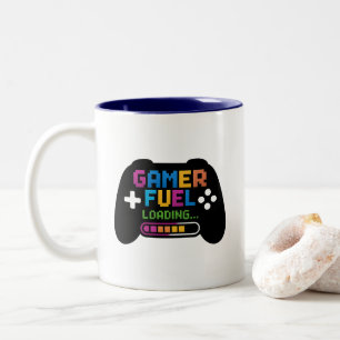 Spel Fuel Loading Coffee Mugg för spelare