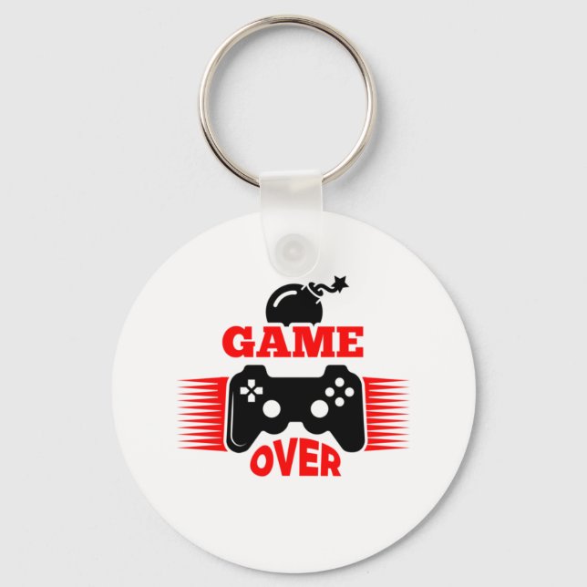 Spel Game over Nyckelring (Framsida)