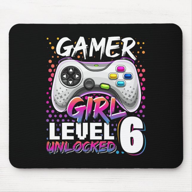 Spel Girl Level 6 Unlock Video Game 6e Birthda Musmatta (Framsidan)
