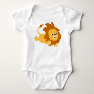 Spel i cute Tecknad Lejona Baby T-shirt