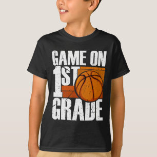 Spel i första Klass-basketbollen Back to school T Shirt