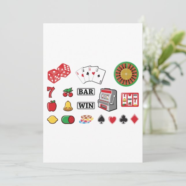 Spel i kasinospel i Inslag Inbjudningar (Stående Fram)