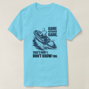 Spel känna igen spel Båttrafik Fiske Grafik T Shirt