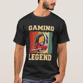 Spel Legend PC Gamer Video Games Gift Boys Teena T Shirt