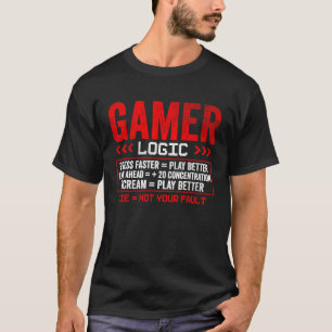 Spel Logic Press lean skriam-spel T Shirt
