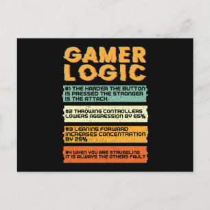 Spel Logic-spel Vykort