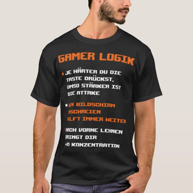 Spel - logikspel för spel t shirt (Framsida)